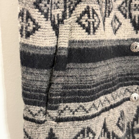 Vintage WOOLRICH Wool Blend Southwestern Button Down Lined Vest Pockets Mens XL - Picture 6 of 9